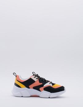Deportivo Tommy FW04695 coral/negro para mujer