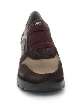 Zapato deportivo Fluchos F1509 marrón para mujer