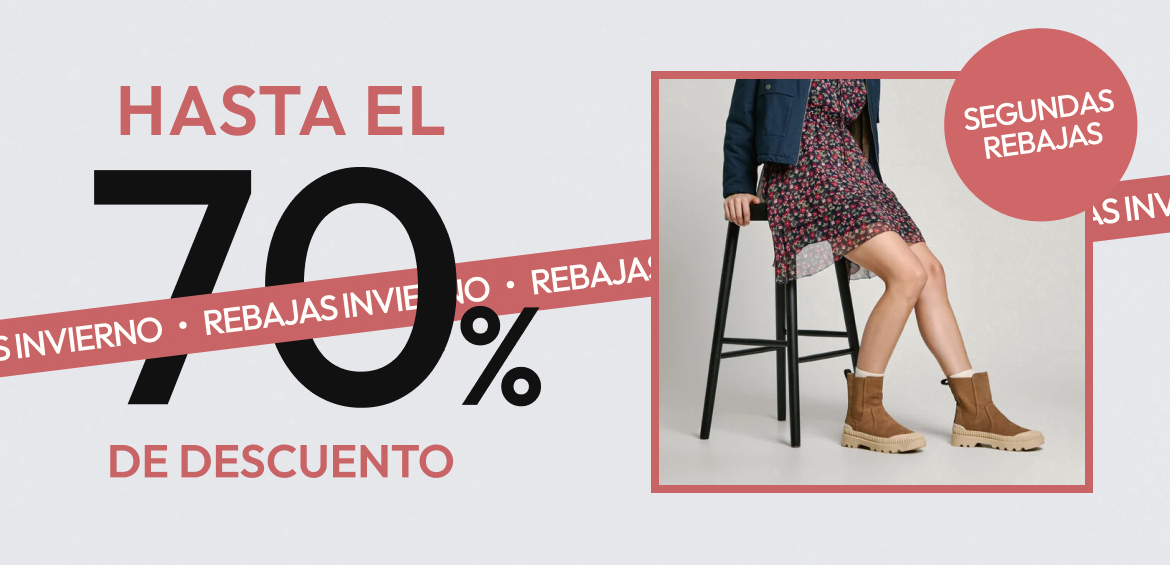 Segundas rebajas invierno banner desktop