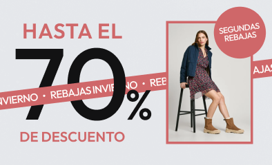 Segundas rebajas invierno banner movil
