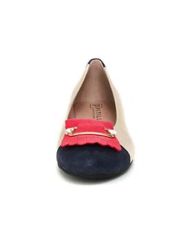 Zapato Pitillos Mujer 5040 Marino/Oro