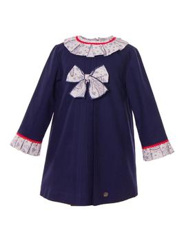 Vestido Dolce Petit 26-2259-V marino para niña