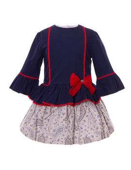 Vestido Dolce Petit 26-2258-V Marino para niña