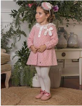 Vestido Dolce Petit 26-2236-V rosa para niña