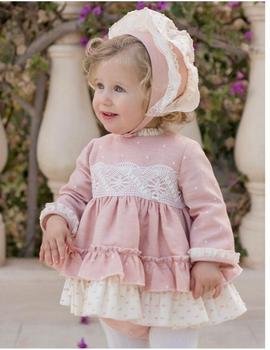 Vestido Dolce Petit 26-2100-VBG rosa para niña