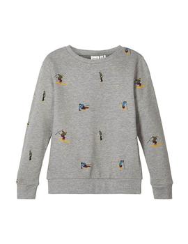 Sudadera Name It 13171369 gris para niño
