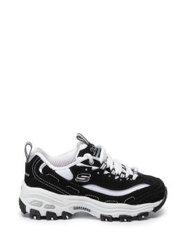 Deportivo Skecher 80587L negro/blanco para niña