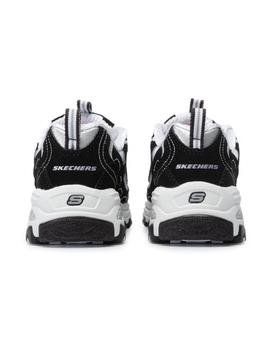 Deportivo Skecher 80587L negro/blanco para niña