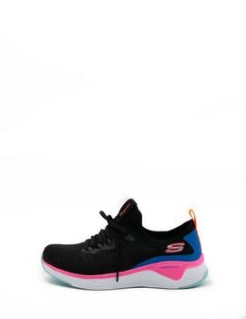 Deportivo Skecher 13325/BKMT negro/multi. para muj