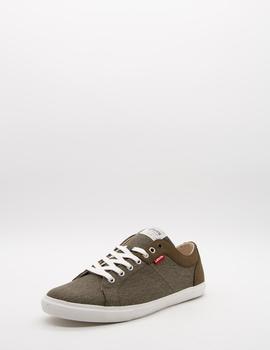 Zapatilla WOODS LEVIS verde para hombre