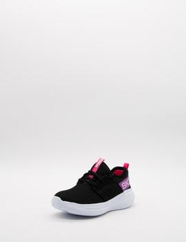 Zapatilla Skechers 85400L/BKPR negro para niña