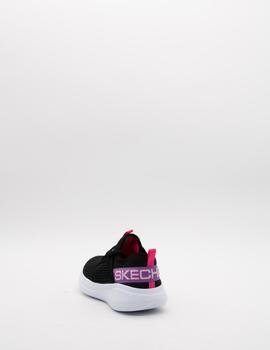 Zapatilla Skechers 85400L/BKPR negro para niña
