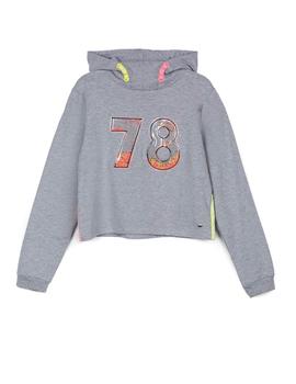 Sudadera Tiffosi Ginger 78 gris para niña