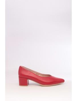 Zapato ÁNGEL ALARCÓN Mujer Rojo Tacón Bajo 19203