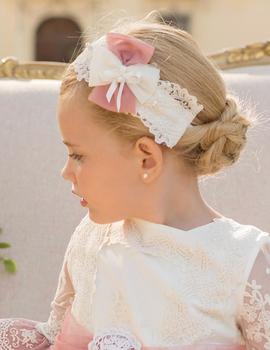 Diadema Dolce Petit 27-2200-D beig/rosa para niña