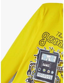 Camiseta Nameit 13173319 amarilla para niño