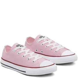 Converse 666822C loneta rosa baja para niña