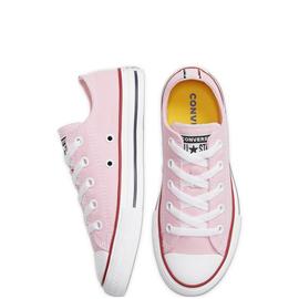 Converse 666822C loneta rosa baja para niña