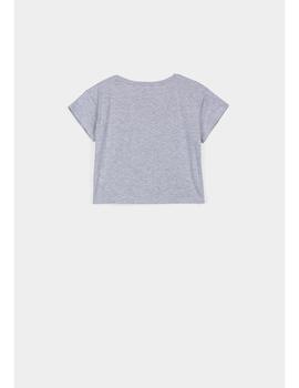 Camiseta Tiffosi Audrey gris para niña