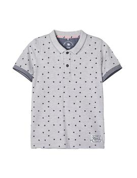 Polo Name It 13177281 gris para niño