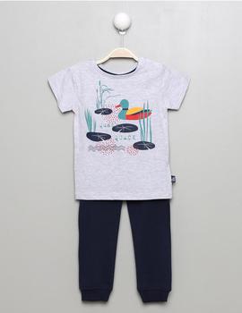 Conjunto Street Monkey 020039 gris y marino