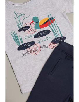 Conjunto Street Monkey 020039 gris y marino