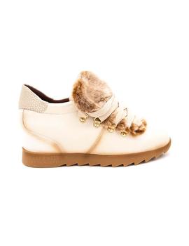 Zapato HISPANITAS Mujer Piel Beige Cuña HI87866