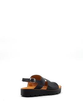 Sandalia 86202 WIKERS negro para mujer
