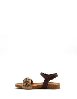Sandalias Porronet 2612 marron para mujer