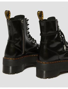 Bota Dr. Martens Jadon Max negro para mujer