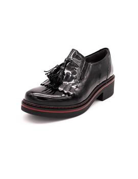 Zapato PITILLOS Mujer Charol Negro Borla 5331