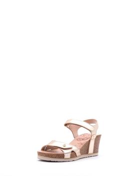 Sandalia Panama Jack JULIA SHINE B3 oro mujer