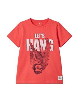 Camiseta Name It 13178212 coral para niño