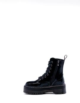 Botín Emmshu Abi charol negro para mujer