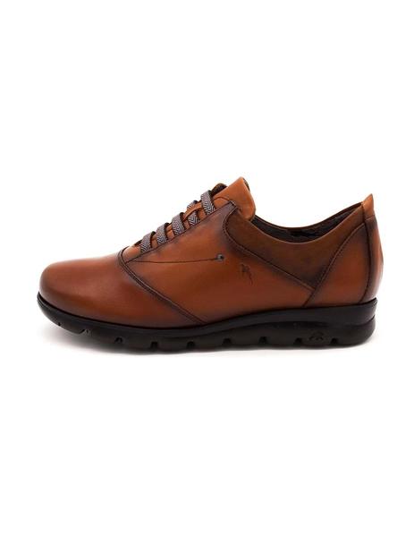 Zapato FLUCHOS Mujer Piel Camel El sticos F0354