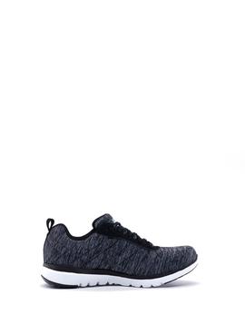 Deportivo Skechers 88888400/BKGY negro para mujer