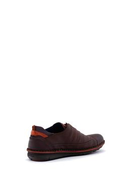 Zapato Fluchos F0703 marrón elástico para hombre