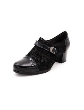 Zapato PITILLOS Mujer Charol Negro Hebilla 5271