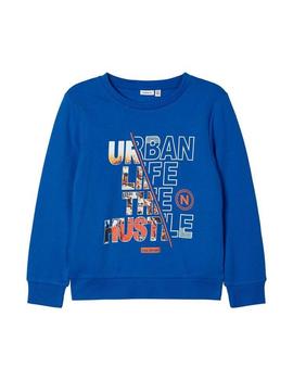 Sudadera Name It 13181460 azul para niño
