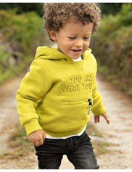 Sudadera Ativo YF1007 verde para niño