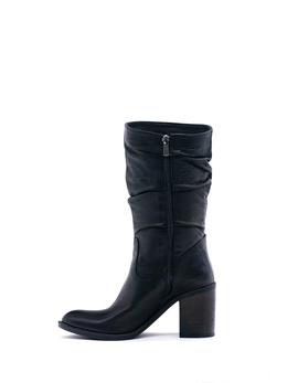 Bota Top3 20815 negro tacón para mujer