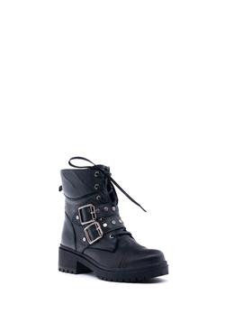 Botín Top3 20844  negro hebillas para mujer