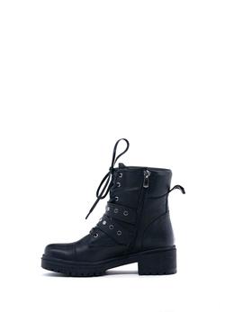 Botín Top3 20844  negro hebillas para mujer