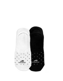 Calcetines Fluchos CA0006 blanco y negro mujer