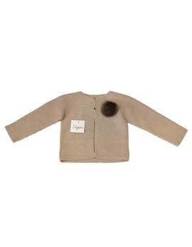 Chaqueta Sigar 664 beige para niña