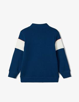 Sudadera Name It 13182091 azul y blanca para niño