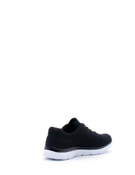 Deportivo Skechers 12985/BKW negro/blanco mujer