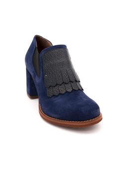 Zapato Tacón GIKO Mujer Ante Marino Fleco 55103