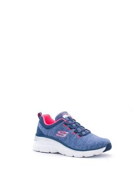 Deportivo Skechers 12716/NVHP marino/rosa mujer