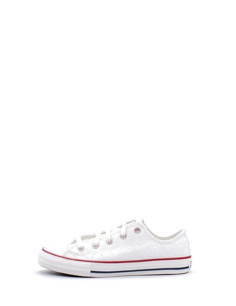 Loneta Converse 671098C blanco para niña